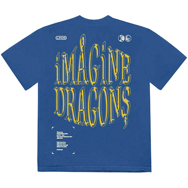 IMAGINE DRAGONS Attractive T-Shirt, Lyrics