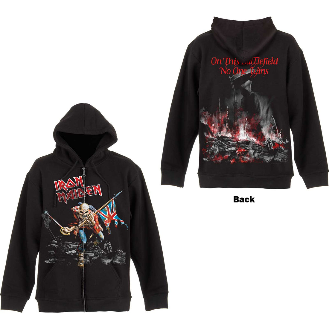 IRON MAIDEN Attractive Hoodie, Scuffed Trooper