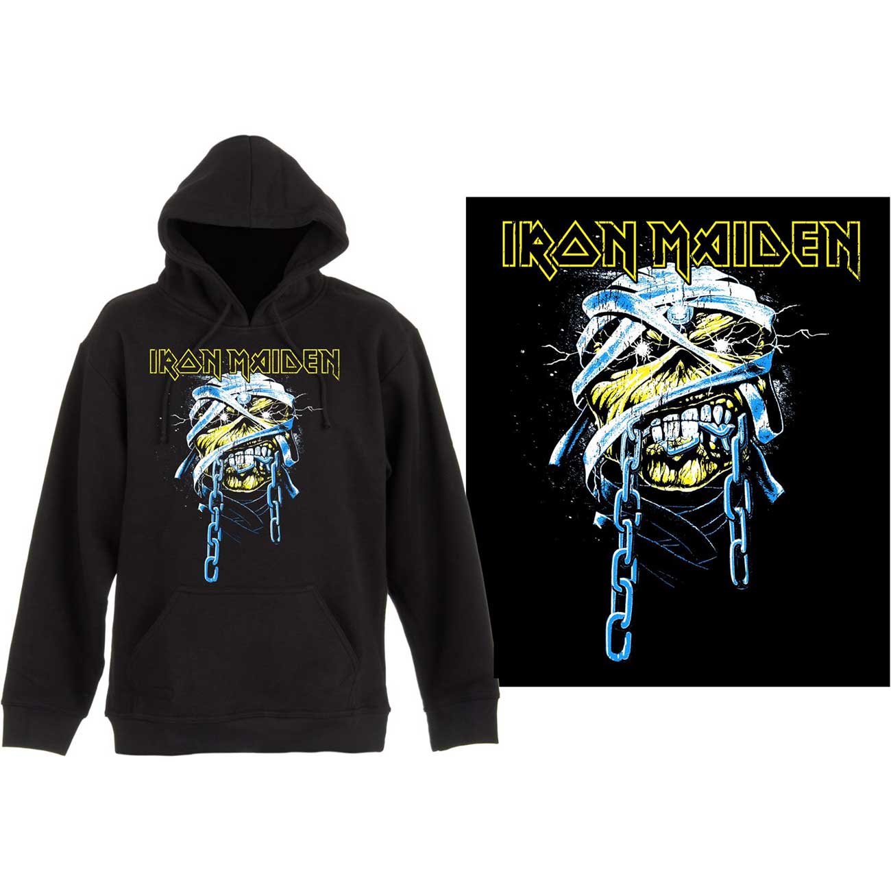 IRON MAIDEN Attractive Hoodie, Powerslave