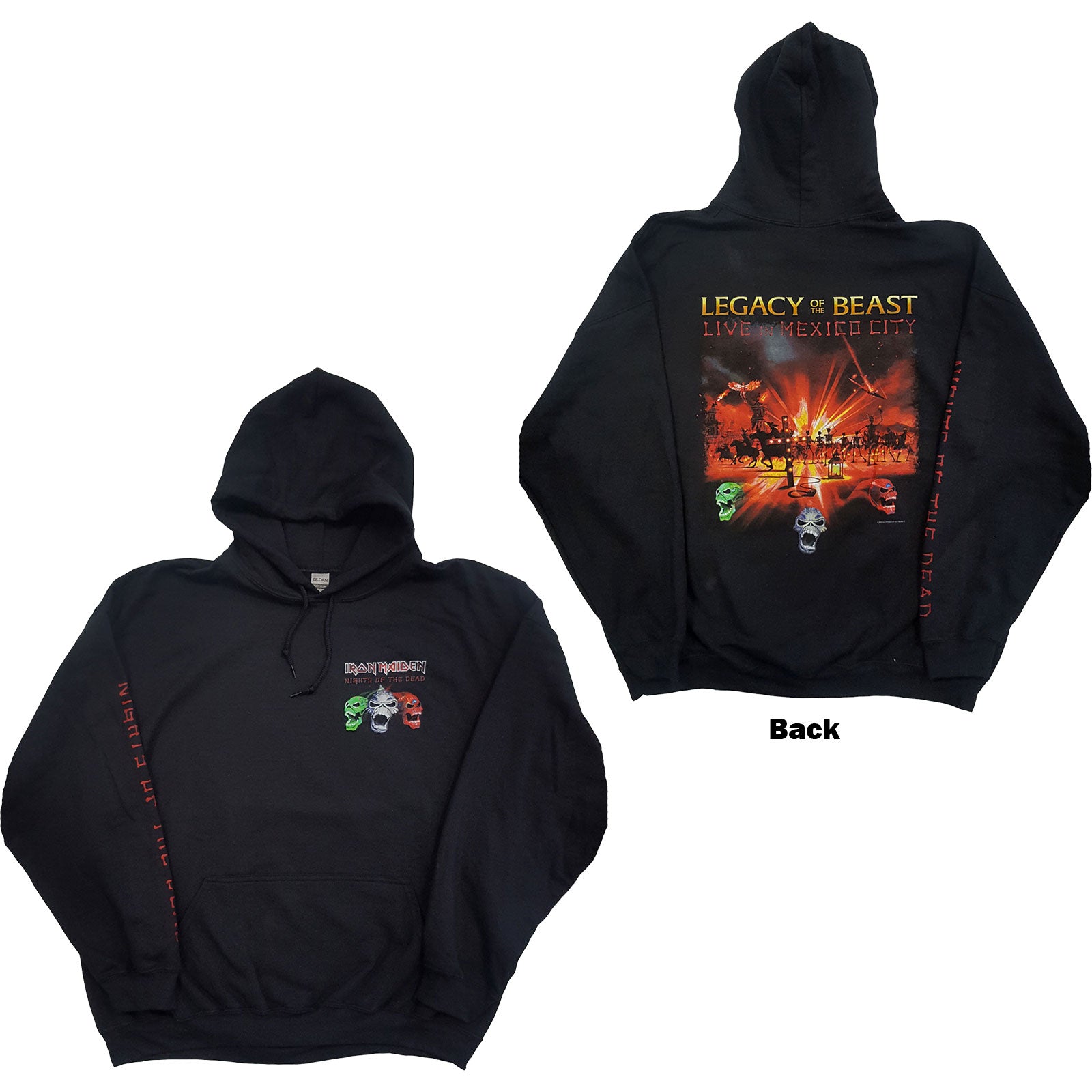 IRON MAIDEN Attractive Hoodie, Nights Of The Dead