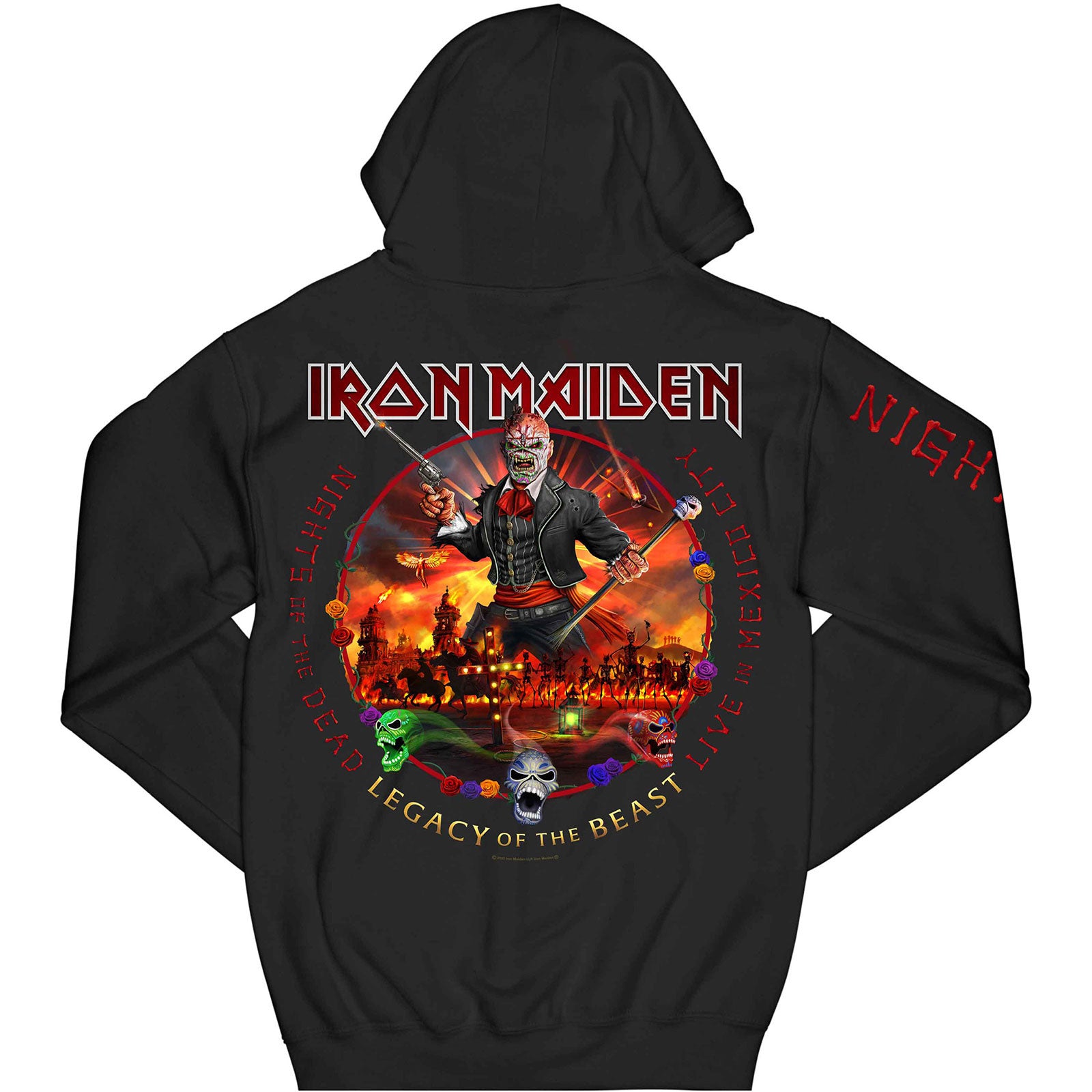 IRON MAIDEN Attractive Hoodie, Lotb Live Album