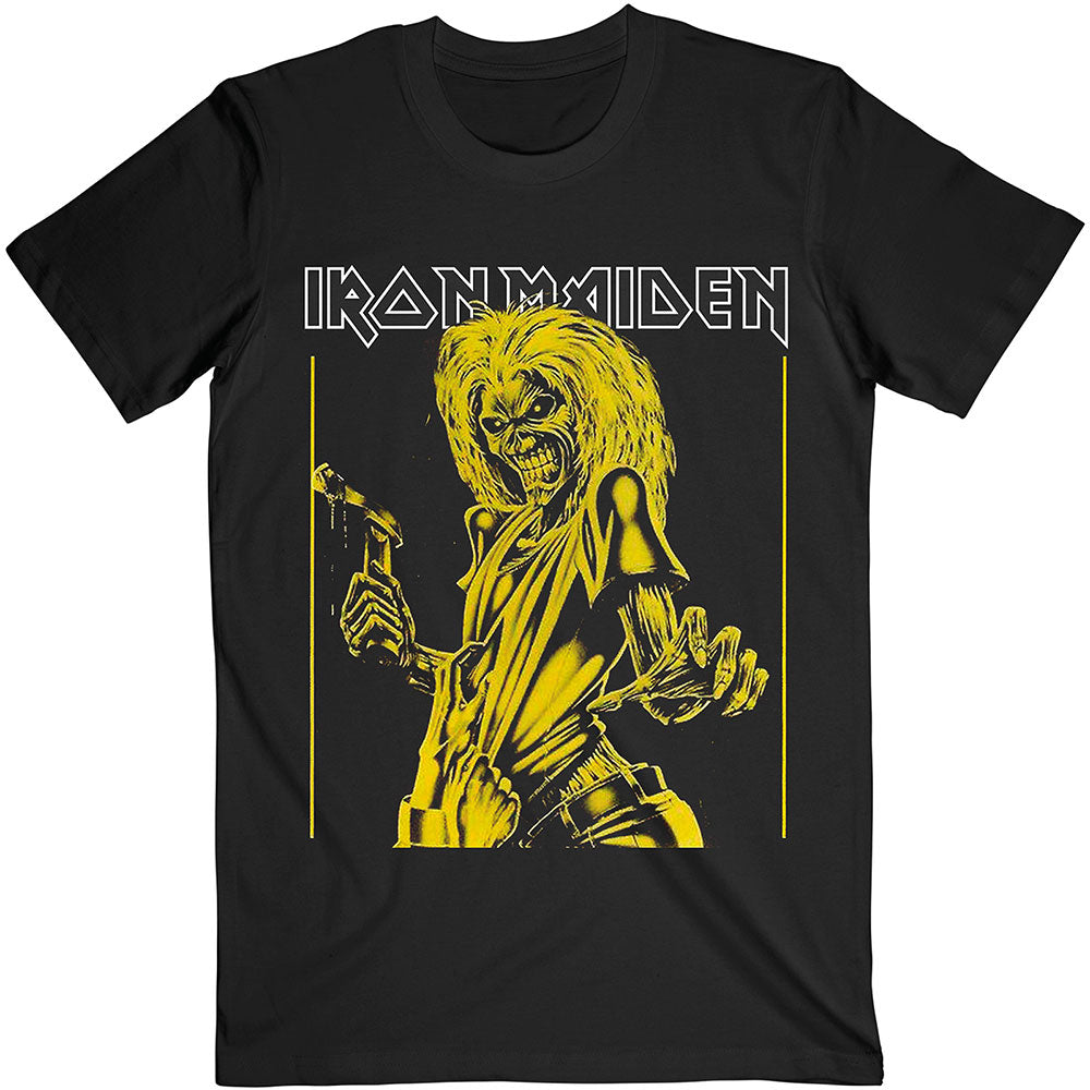 IRON MAIDEN Attractive T-Shirt, Yellow Flyer