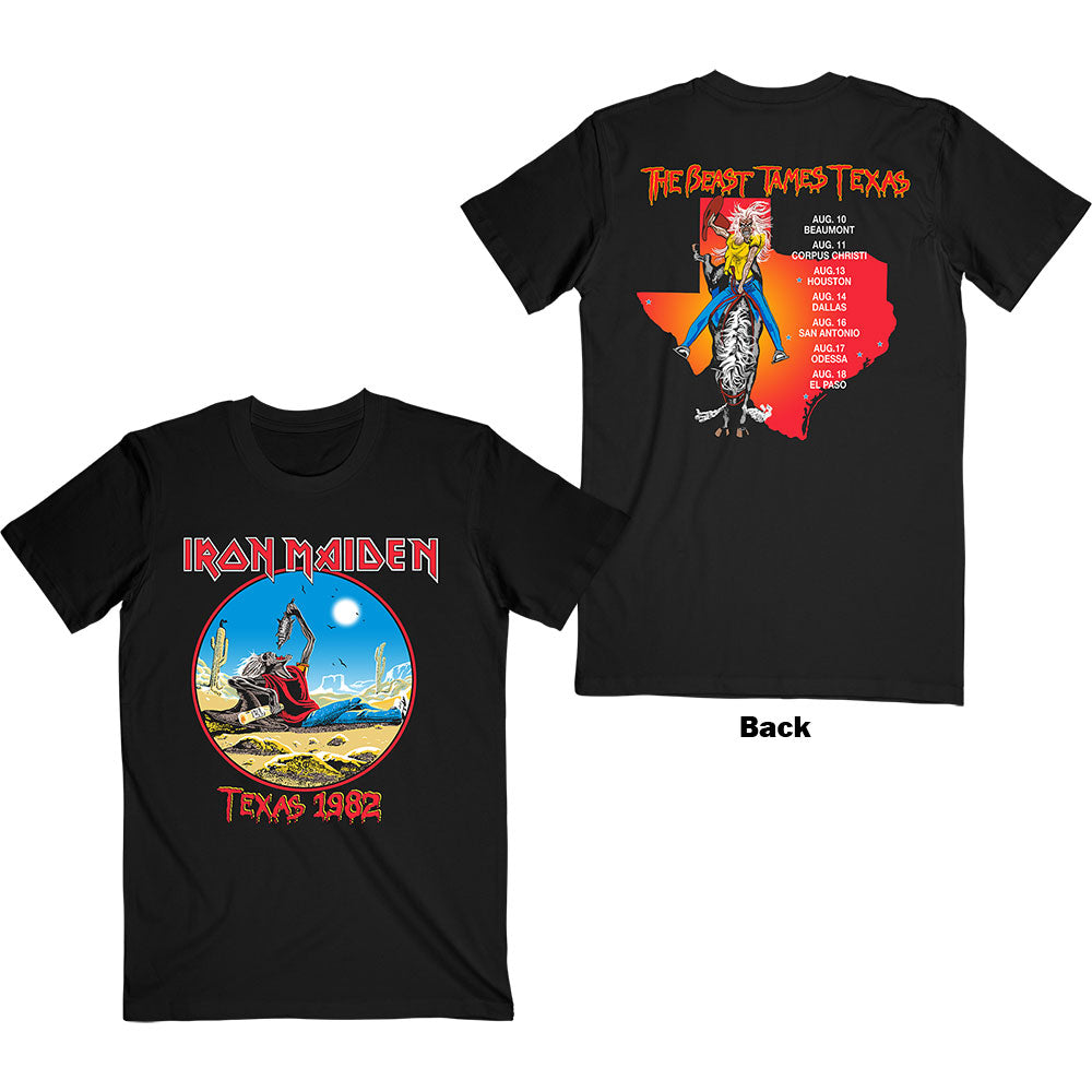 IRON MAIDEN Attractive T-Shirt, The Beast Tames Texas