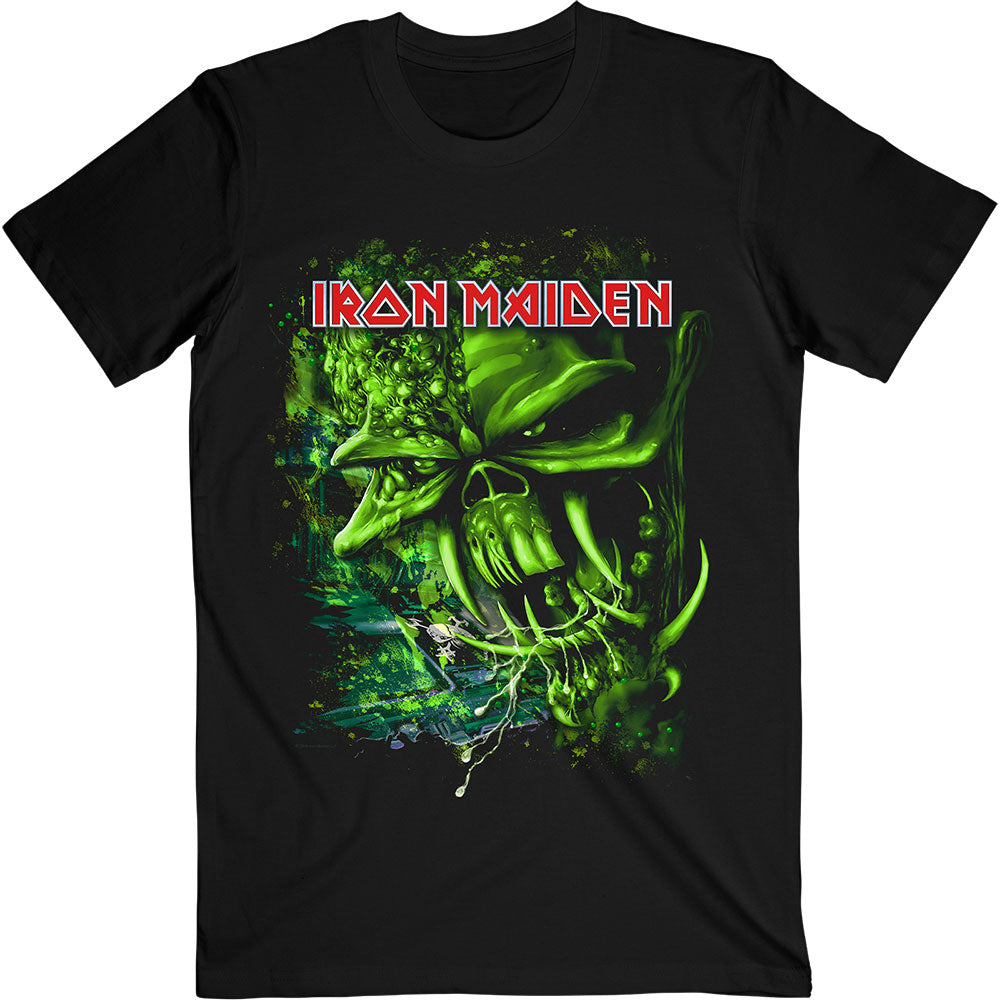 IRON MAIDEN Attractive T-Shirt, Final Frontier Green