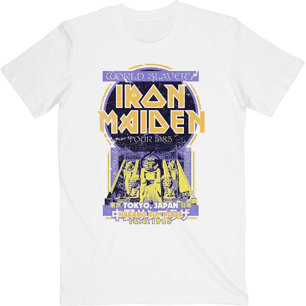 IRON MAIDEN Attractive T-Shirt, Powerslave Japan Flyer