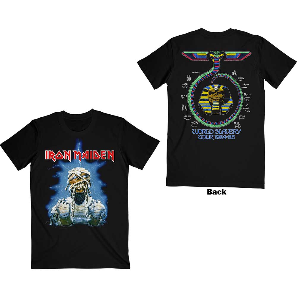 IRON MAIDEN Attractive T-Shirt, World Slavery Tour &