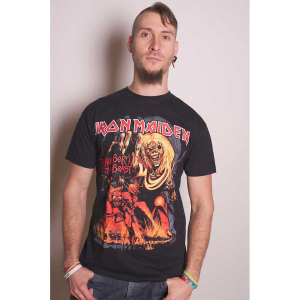 IRON MAIDEN Attractive T-Shirt, Number of the Beast Graphic
