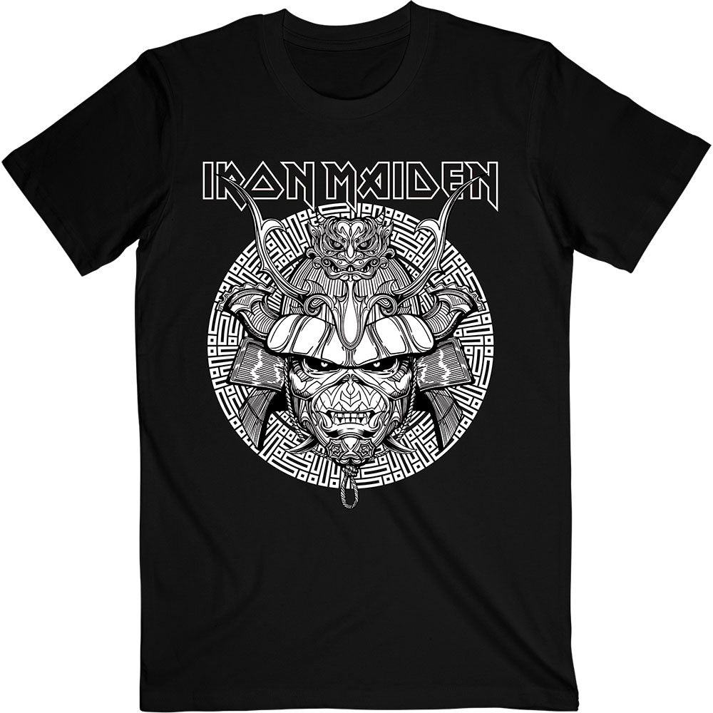 IRON MAIDEN Attractive T-Shirt, Senjutsu Samurai Graphic White