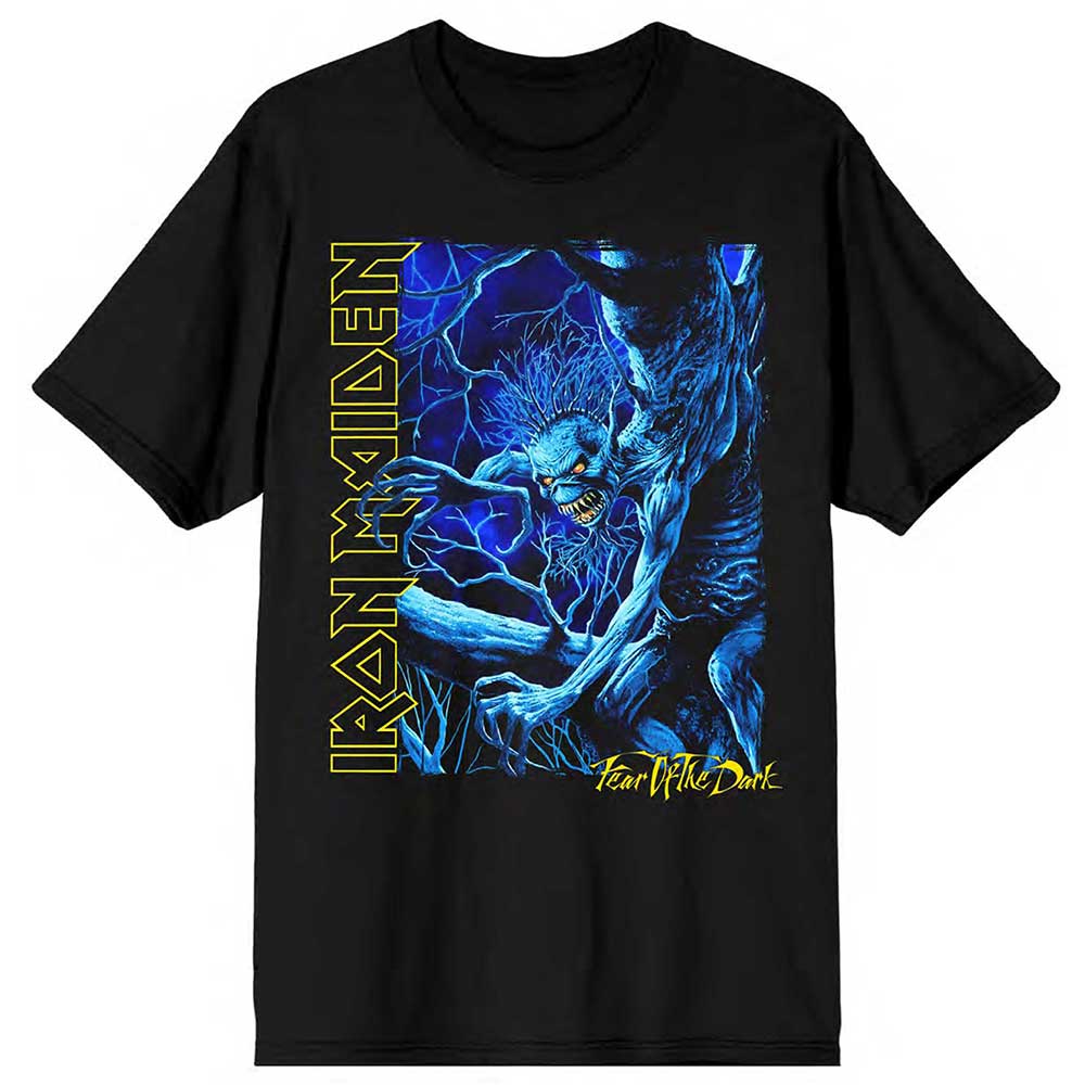 IRON MAIDEN Attractive T-Shirt, Fear of the Dark Blue Tone