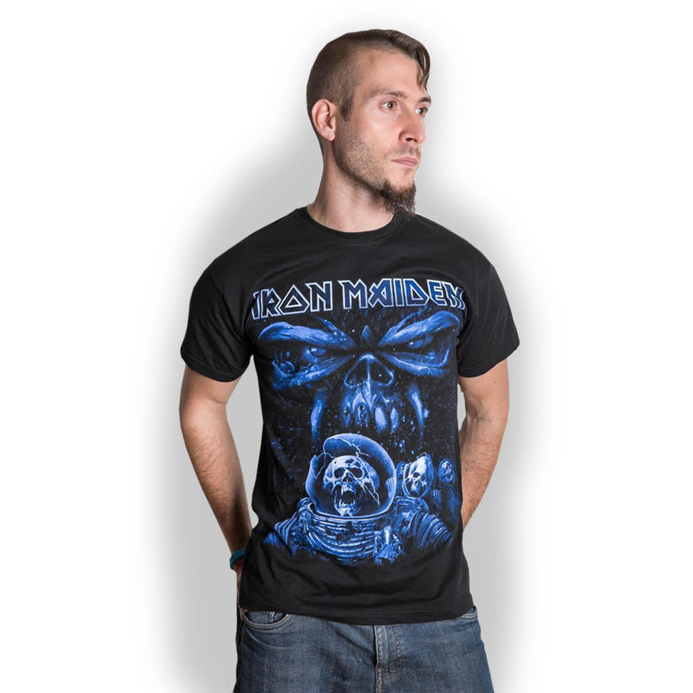 IRON MAIDEN Attractive T-Shirt, Final Frontier Blue