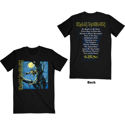 IRON MAIDEN Attractive T-Shirt, Fear of the Dark Album Tracklisting