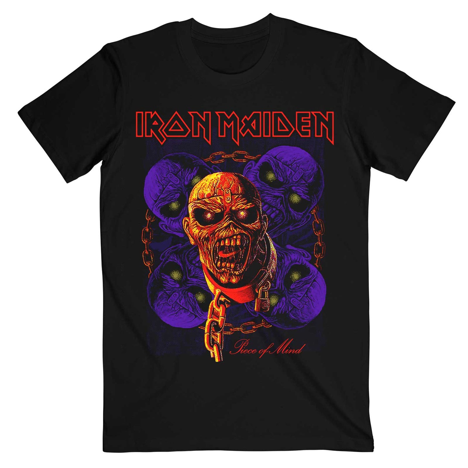 IRON MAIDEN Attractive T-Shirt, Piece of Mind Multi Eddie