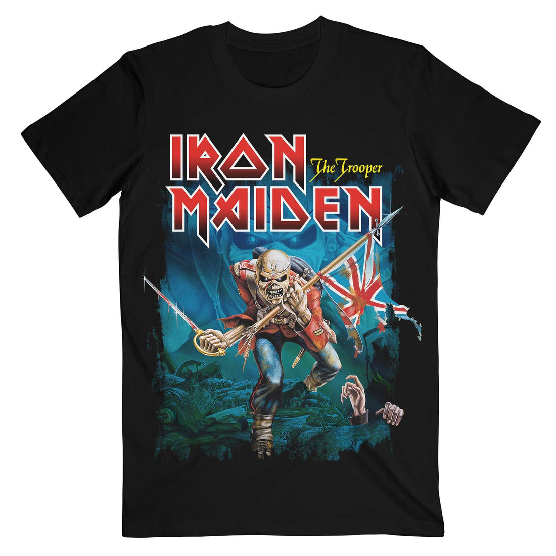 IRON MAIDEN Attractive T-Shirt, Trooper Eddie Large