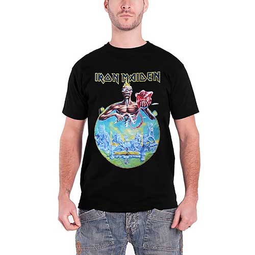 IRON MAIDEN Attractive T-Shirt, England 2014 Tour