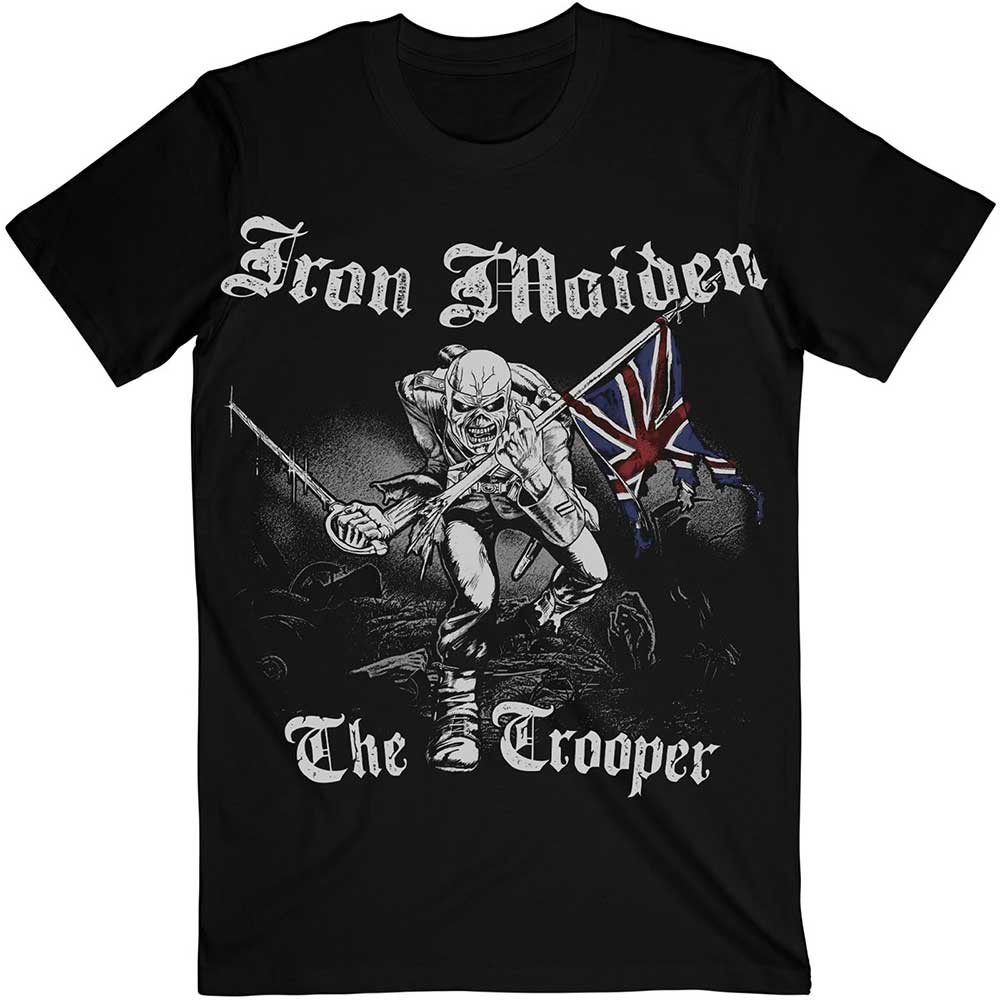 IRON MAIDEN Attractive T-Shirt, Sketched Trooper