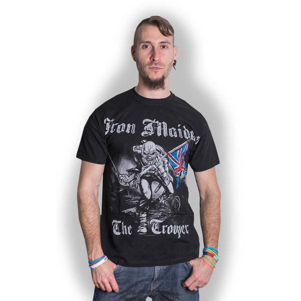 IRON MAIDEN Attractive T-Shirt, Sketched Trooper