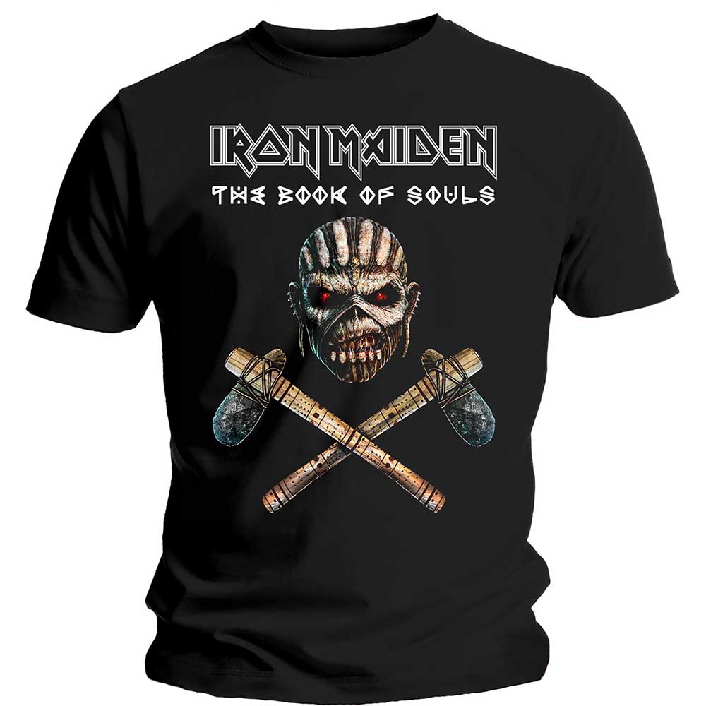 IRON MAIDEN Attractive T-Shirt, Axe Colour