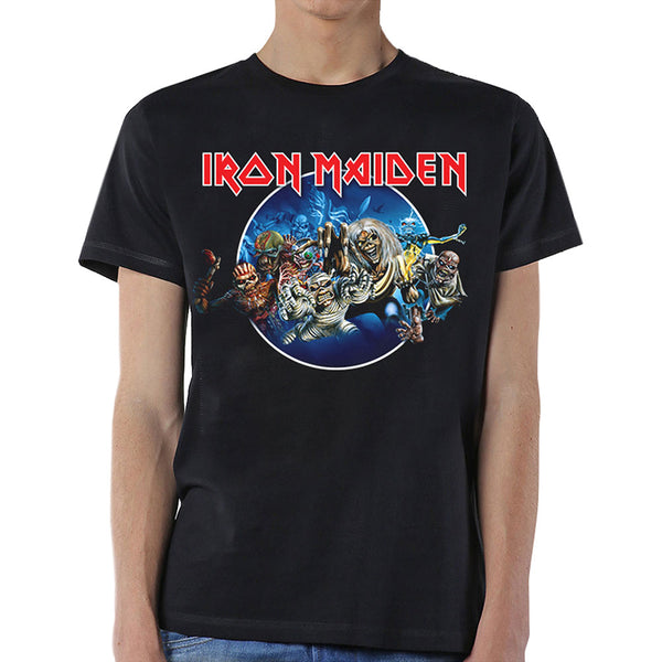 IRON MAIDEN Attractive T-Shirt, Wasted Years Circle
