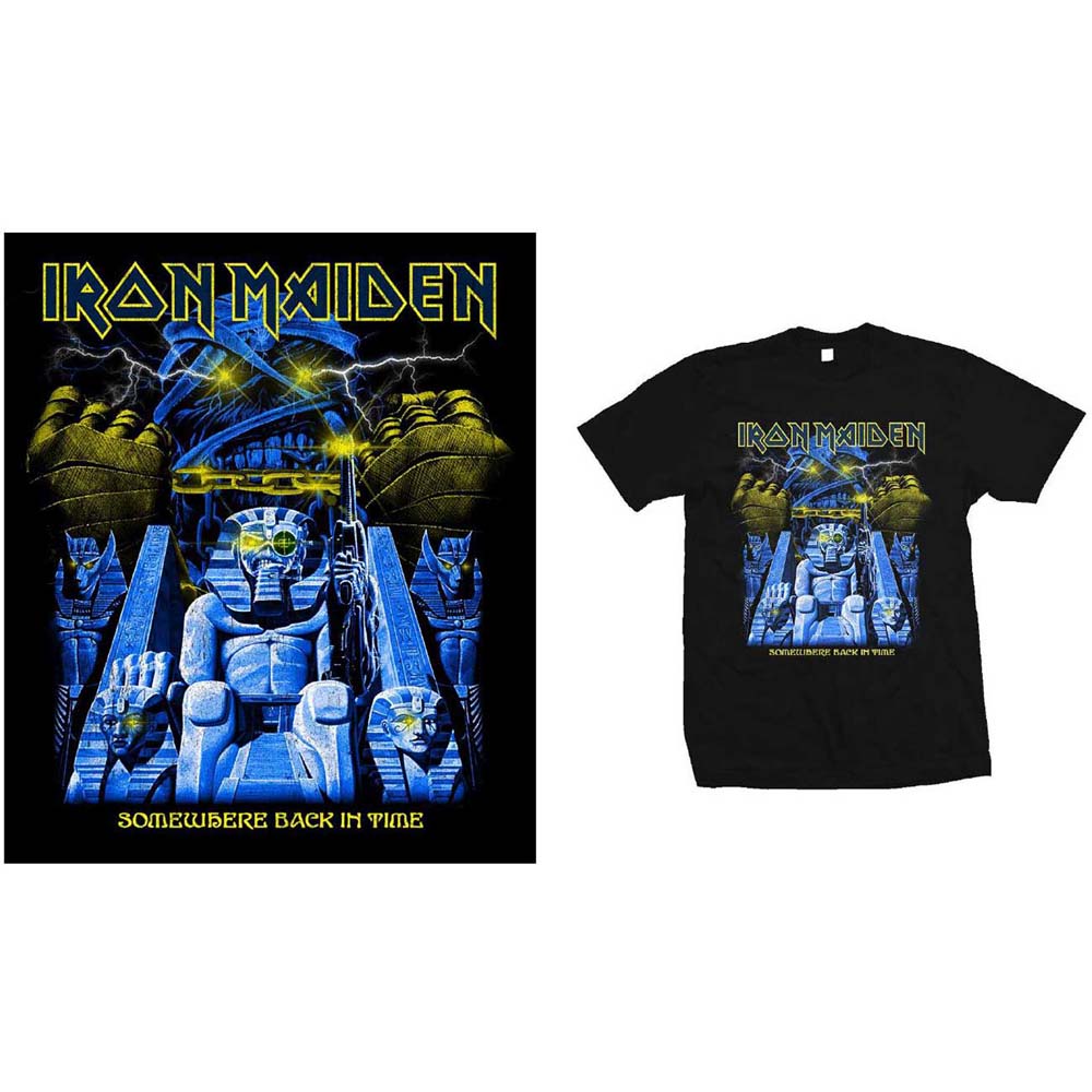 IRON MAIDEN Attractive T-Shirt, Black in Time Mummy