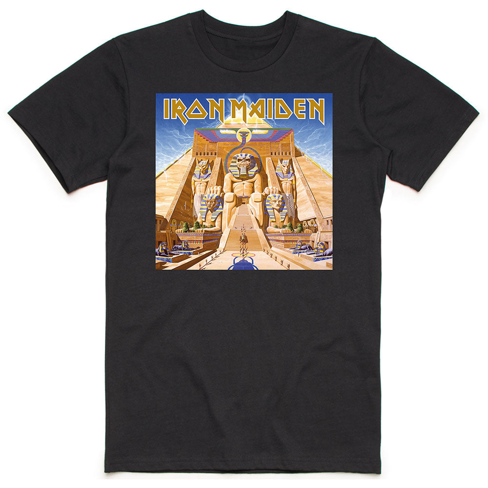 IRON MAIDEN Attractive T-Shirt, Powerslave Album Cover Box