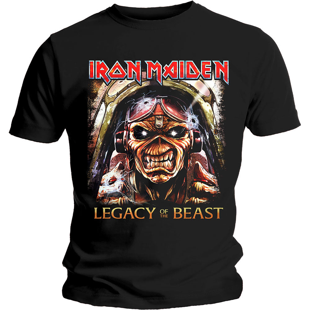 IRON MAIDEN Attractive T-Shirt, Legacy Aces