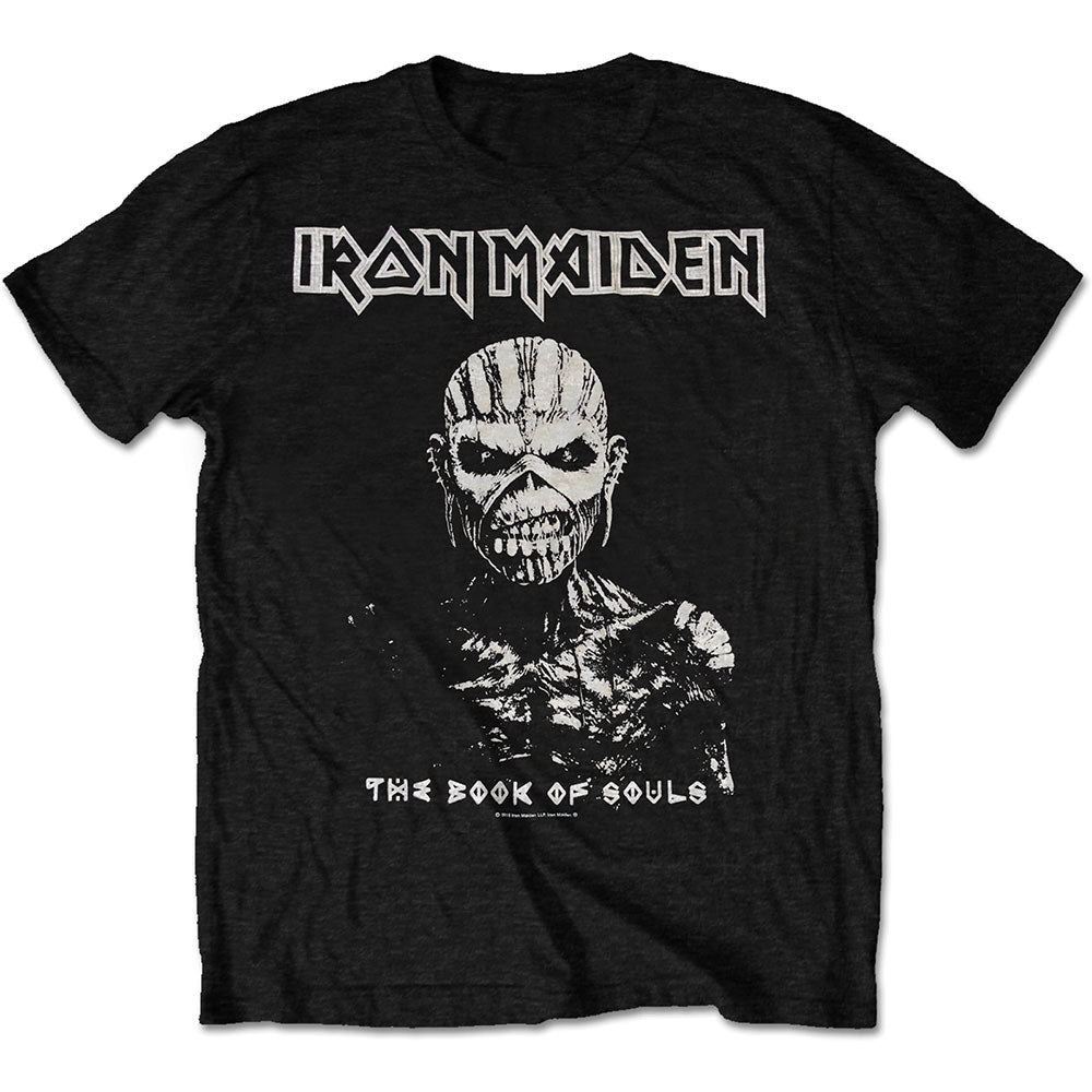 IRON MAIDEN Attractive T-Shirt, The Book of Souls White Contrast