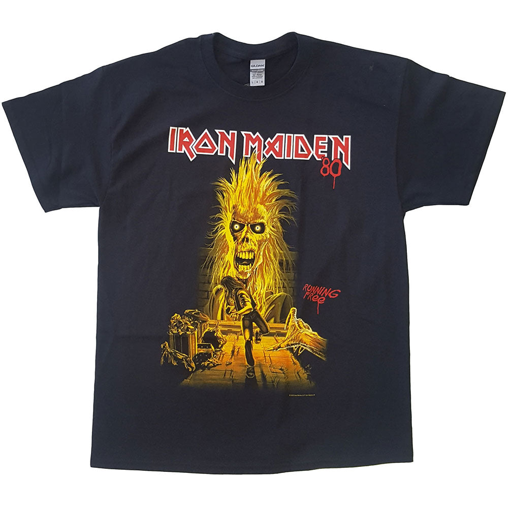 IRON MAIDEN Attractive T-Shirt, Running Free