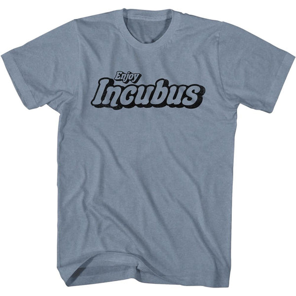 INCUBUS Eye-Catching T-Shirt, Enjoy Incubus Logo