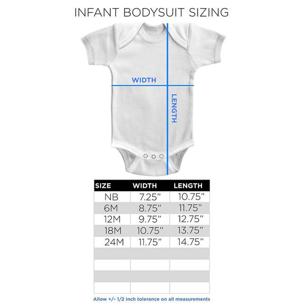 WARRANT Deluxe Infant Snapsuit, Louder Harder