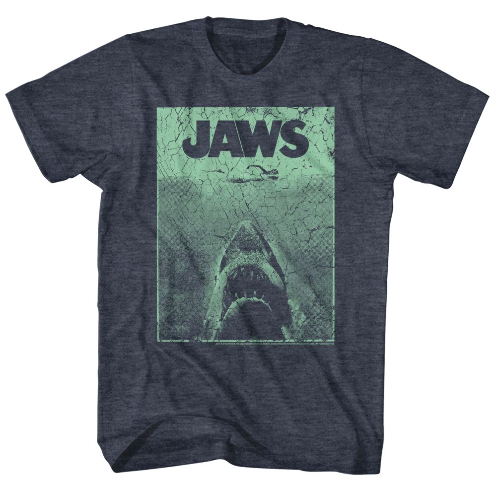 JAWS Eye-Catching T-Shirt, Green Jaws