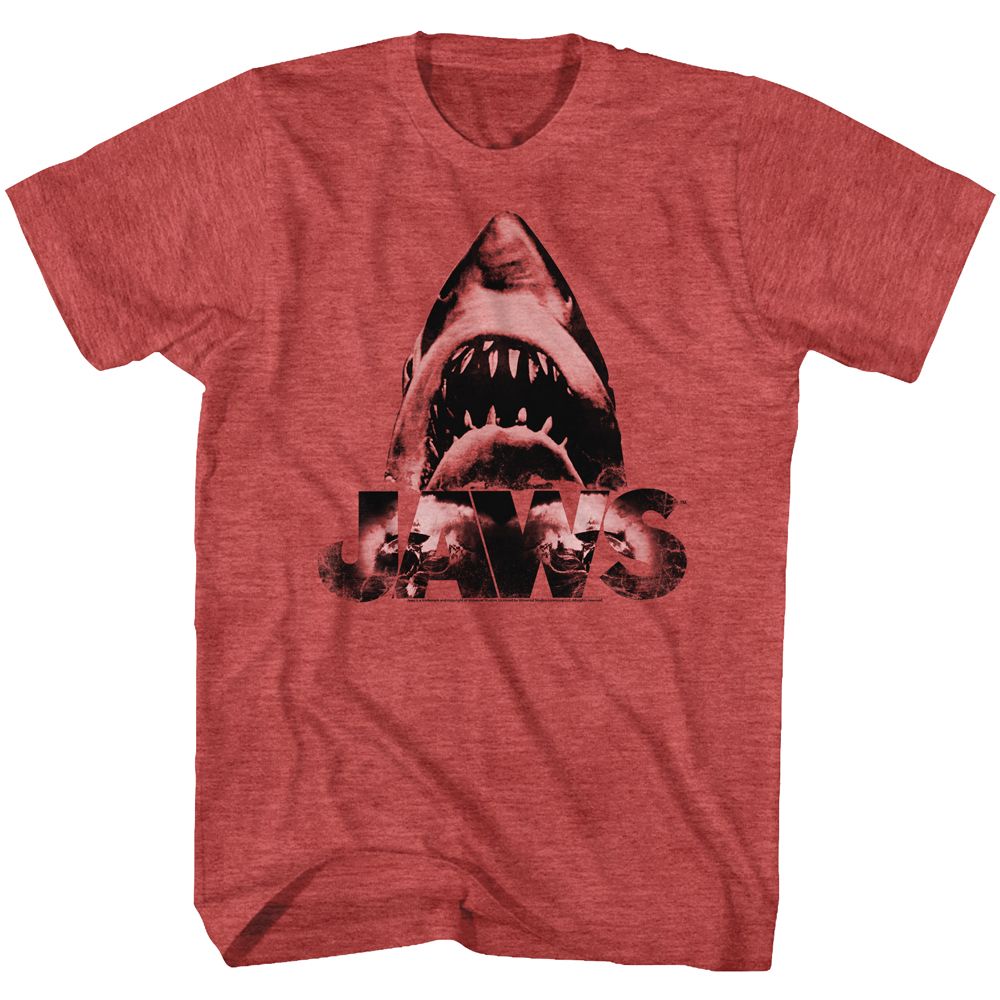 JAWS Eye-Catching T-Shirt, Burnt Jaws