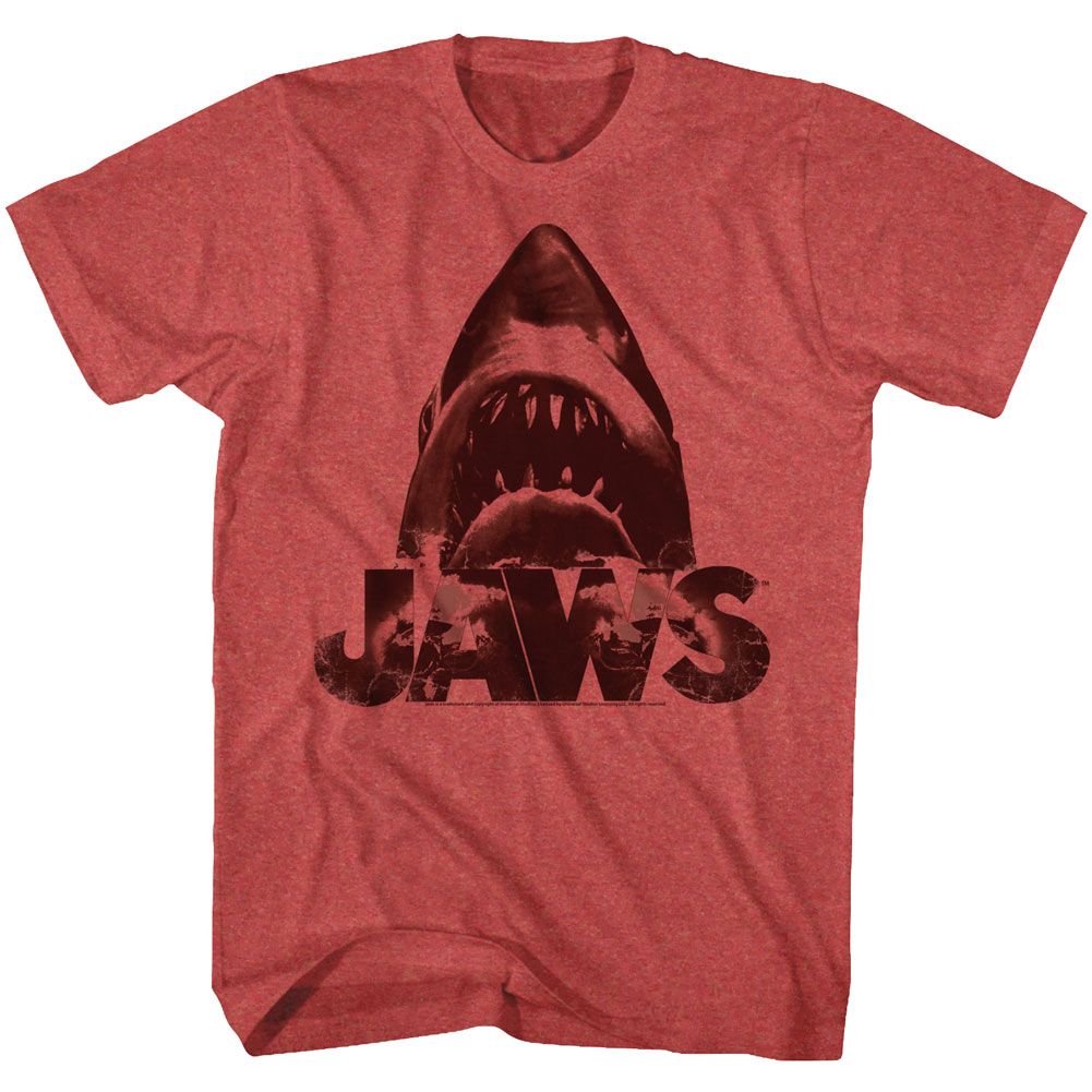 JAWS Eye-Catching T-Shirt, Burnt Jaws