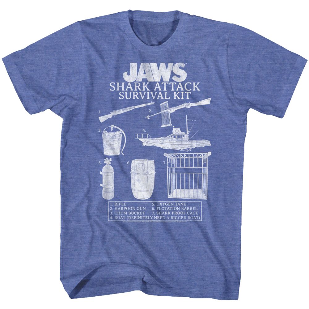 JAWS Eye-Catching T-Shirt, Survival Kit 2