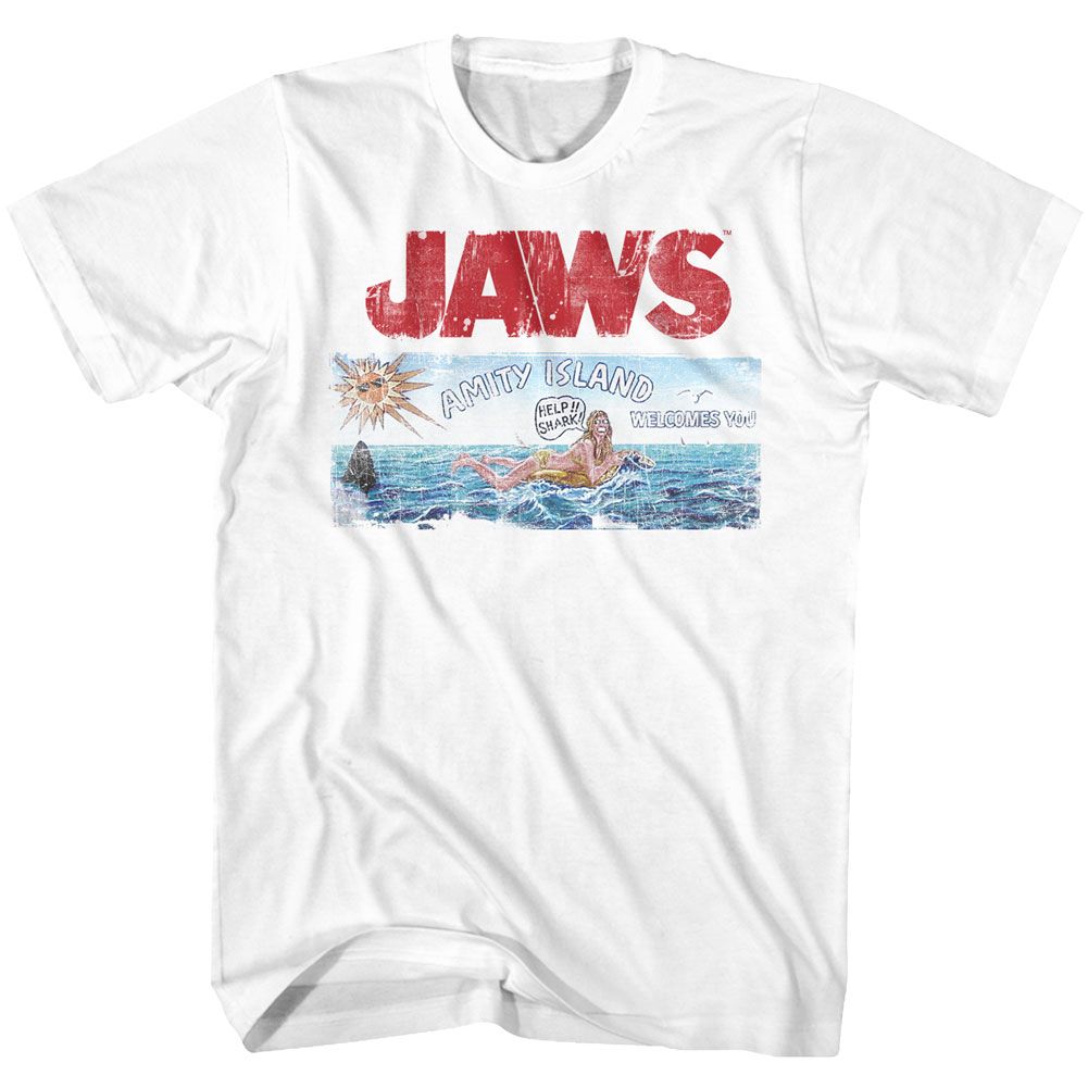 JAWS Eye-Catching T-Shirt, Jaws Island