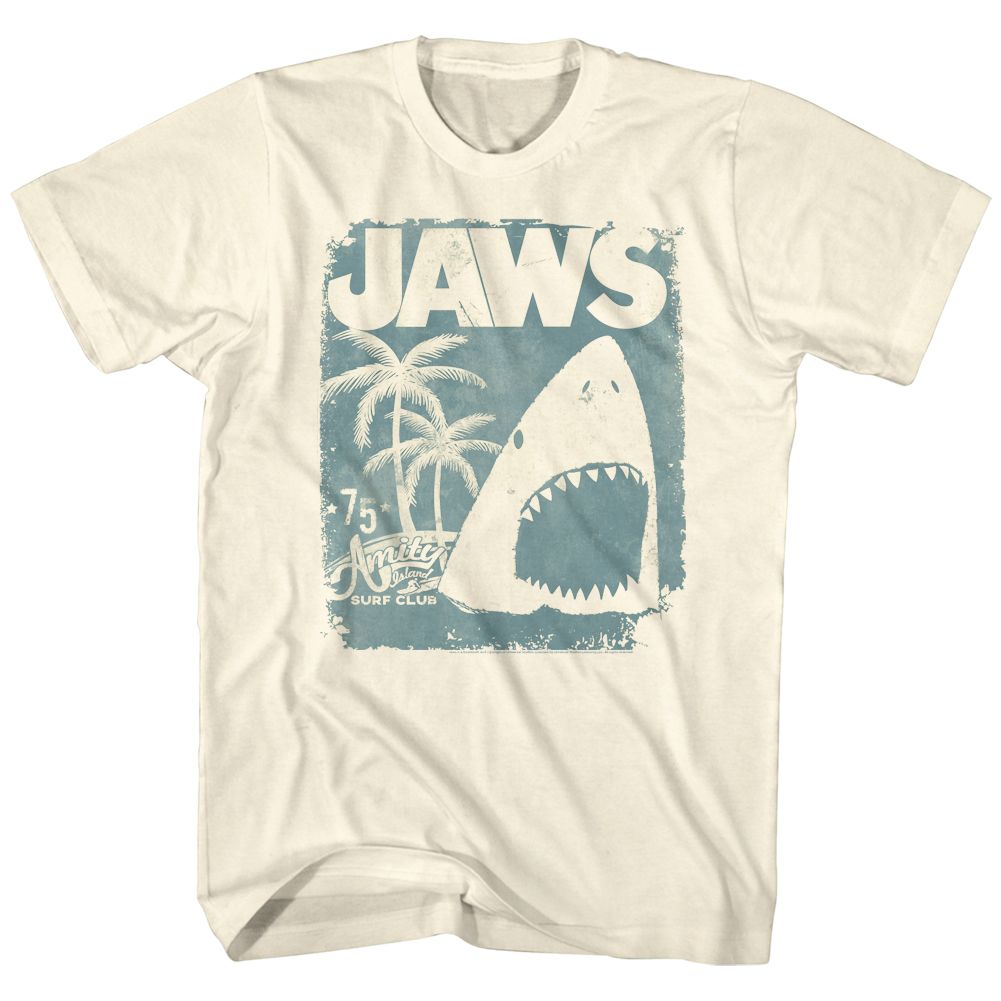 JAWS Eye-Catching T-Shirt, Surf Club Poster