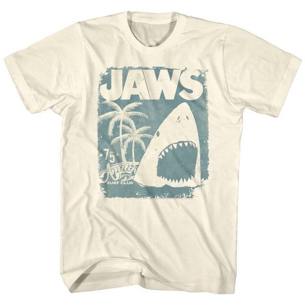JAWS Eye-Catching T-Shirt, Surf Club Poster