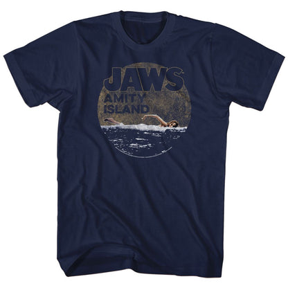 JAWS Eye-Catching T-Shirt, Late Swim