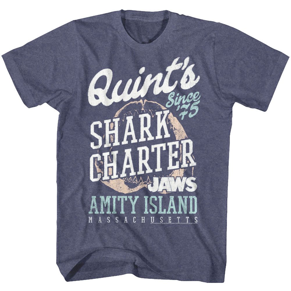 JAWS Eye-Catching T-Shirt, Shark Charter