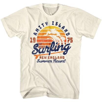 JAWS Eye-Catching T-Shirt, Amity Surfing