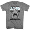 JAWS Eye-Catching T-Shirt, Gray Wht