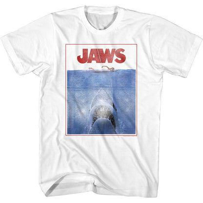 JAWS Eye-Catching T-Shirt, Outlined Poster