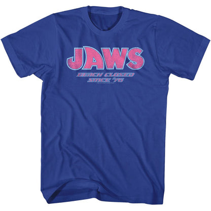 JAWS Eye-Catching T-Shirt, Beach Closed Again