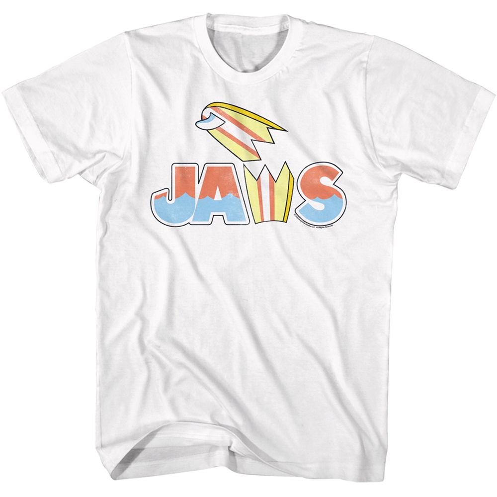 JAWS Eye-Catching T-Shirt, Broken Surfboard