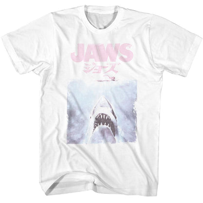 JAWS Eye-Catching T-Shirt, Faded Kanji