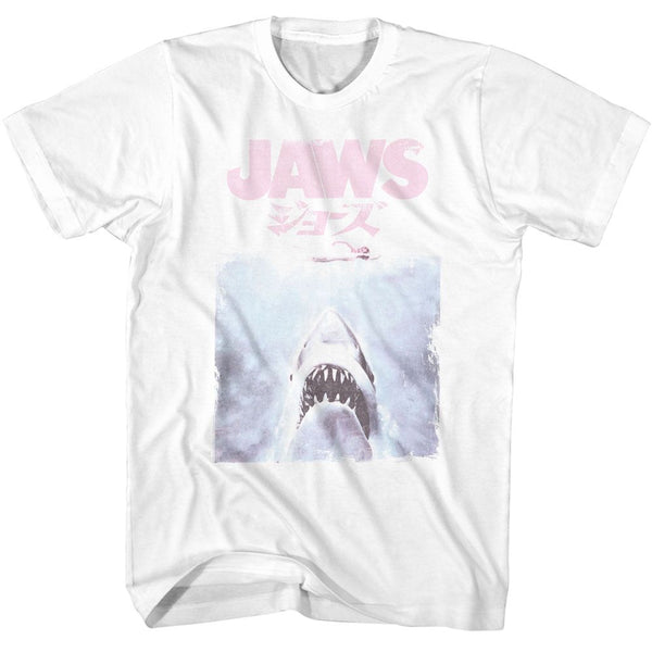 JAWS Eye-Catching T-Shirt, Faded Kanji