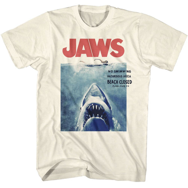 JAWS Eye-Catching T-Shirt, No Swimming