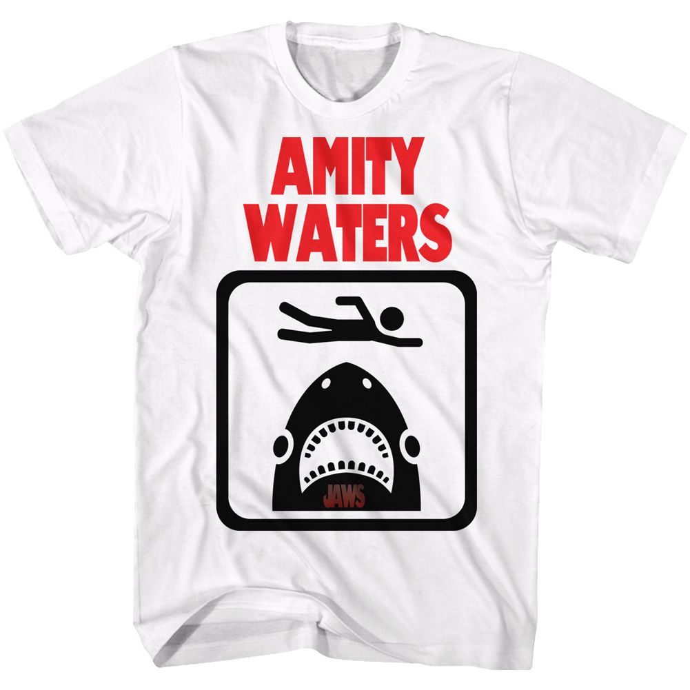 JAWS Eye-Catching T-Shirt, Amity Waters