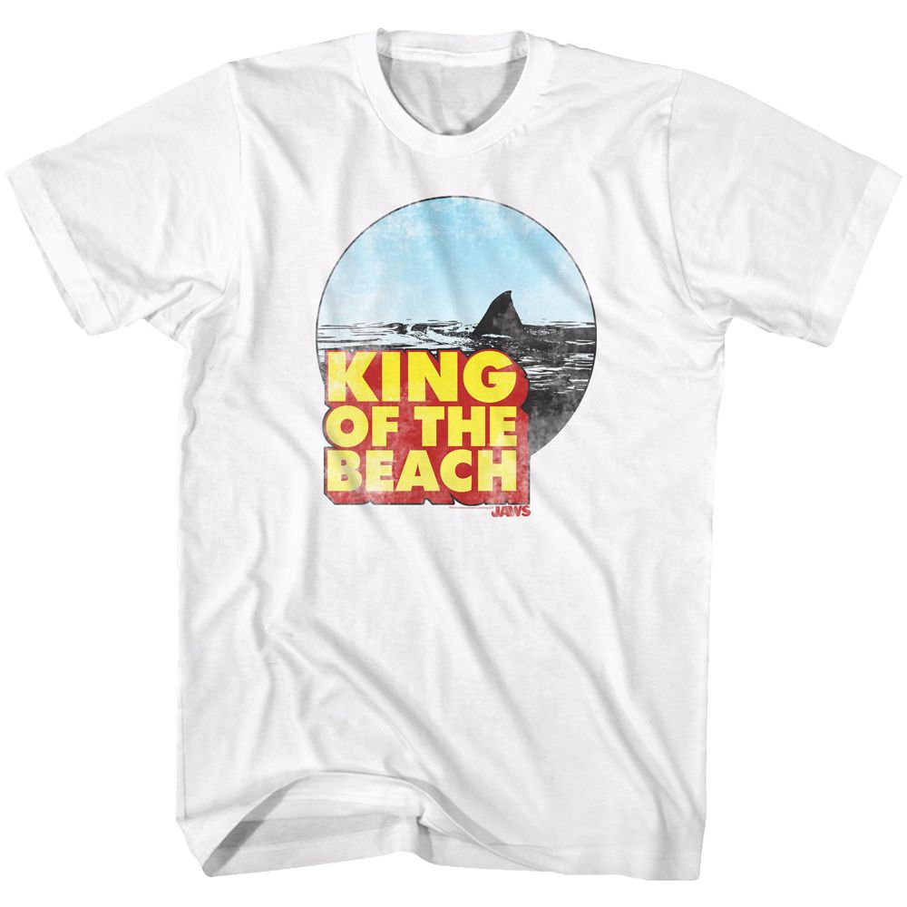 JAWS Eye-Catching T-Shirt, King Of The Beach