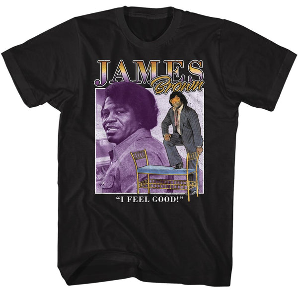 JAMES BROWN Eye-Catching T-Shirt, I Feel Good