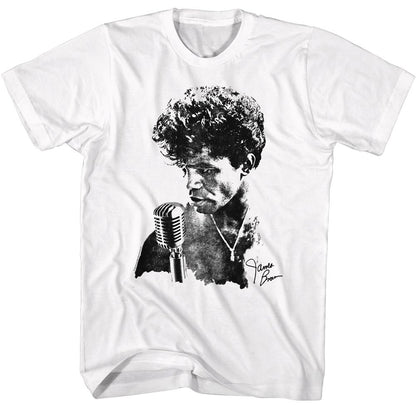 JAMES BROWN Eye-Catching T-Shirt, Mic